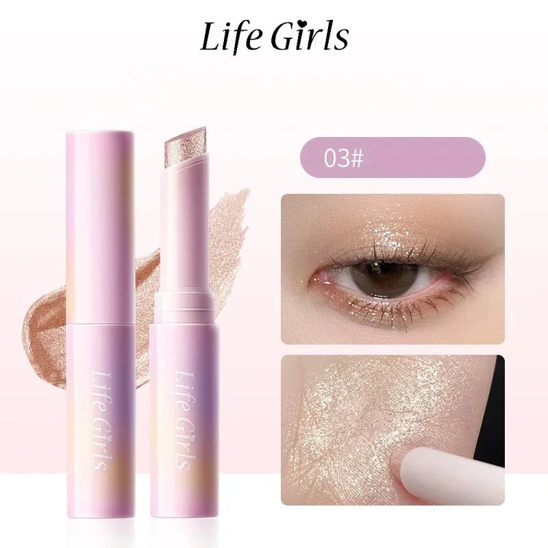 Watery Jelly Eyeshadow Stick Multi-color Pearlescent Glitter Zpaxo A-03