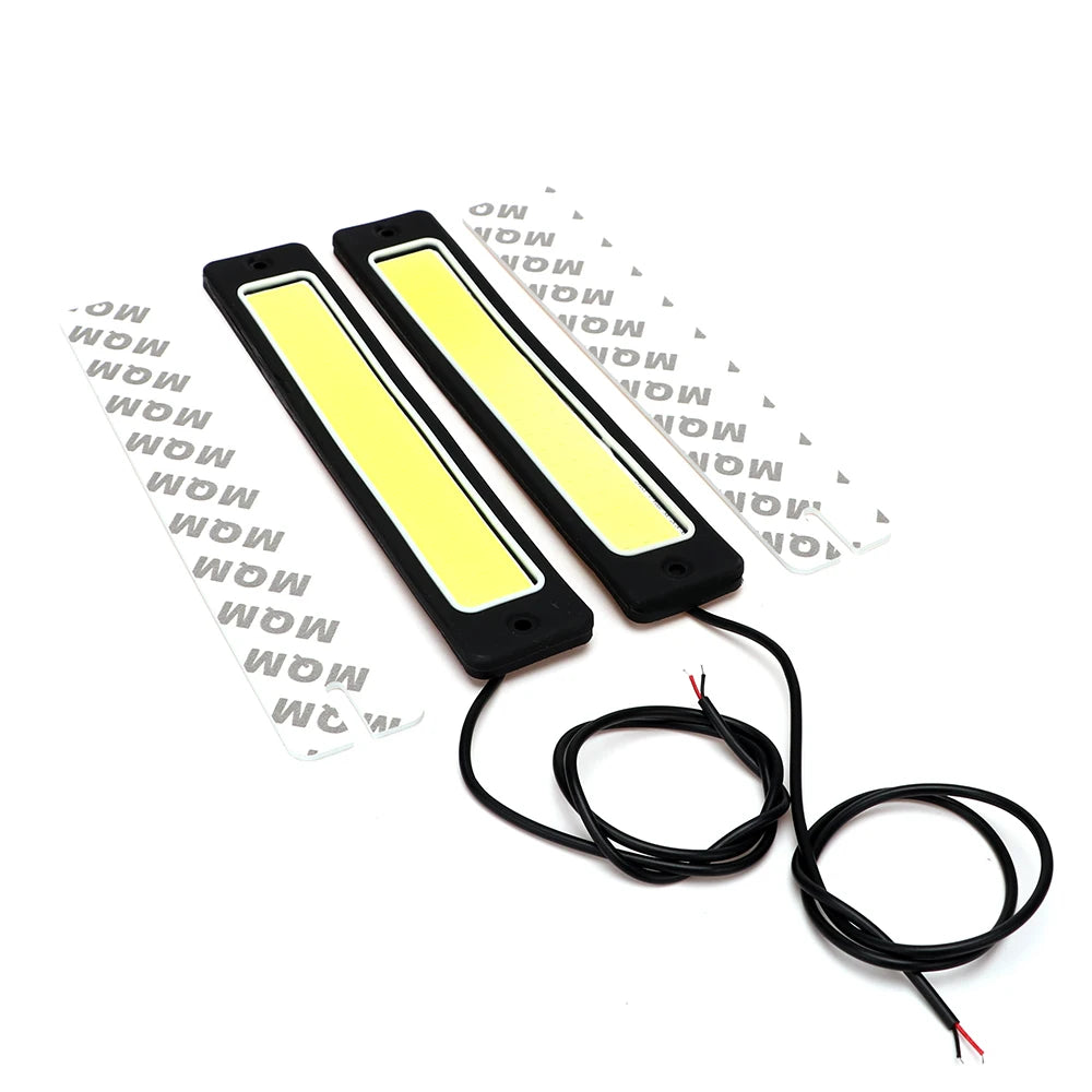COB Bright Bendable Fog Lamp Flexible Reversing LED Car DRL Daytime