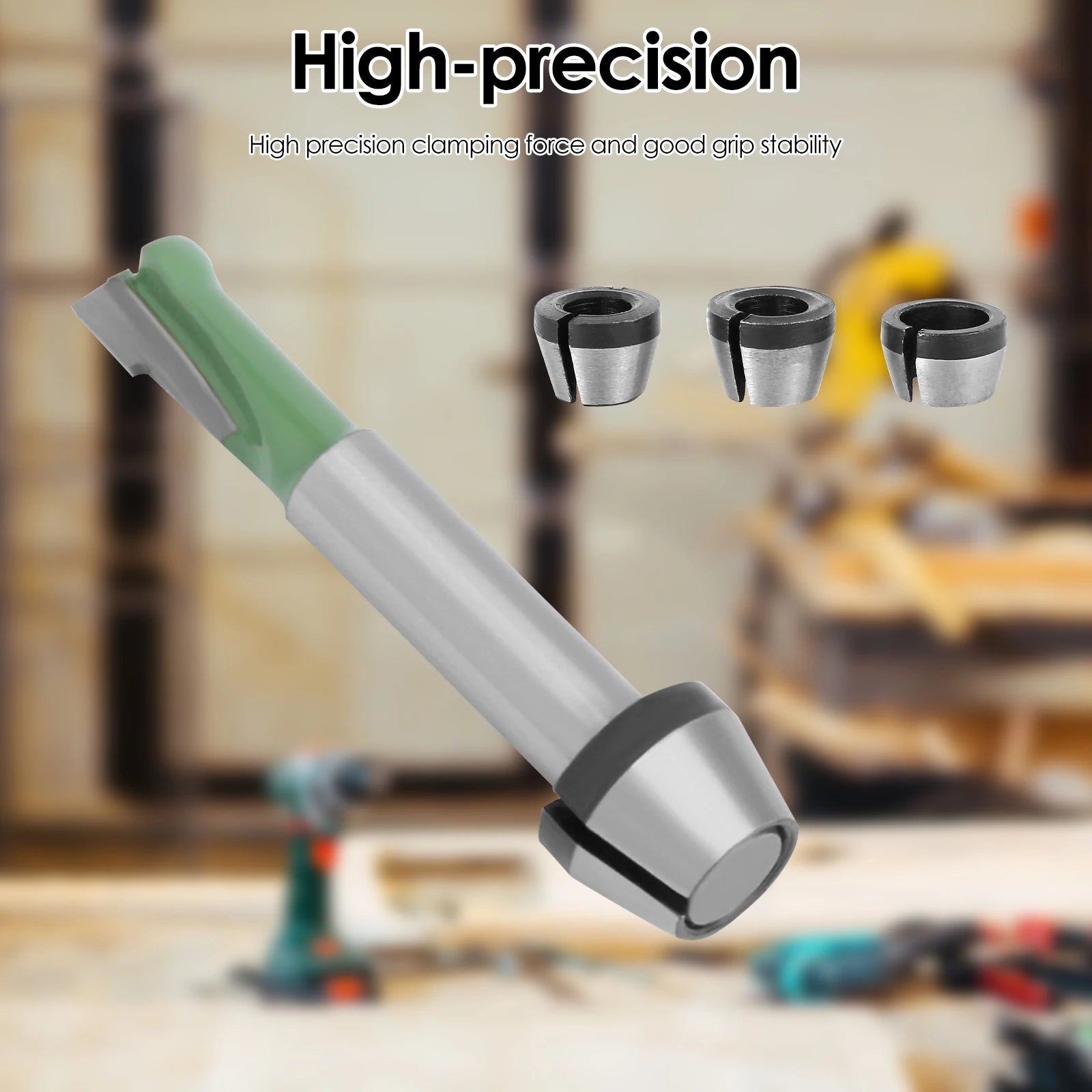 12/6PCS Router Collet Chuck 6mm 6.35mm 8mm Router Bit Collet Chuck Clamping Adapter for Woodworking CNC Engraving Trimming Carvi Zpaxo