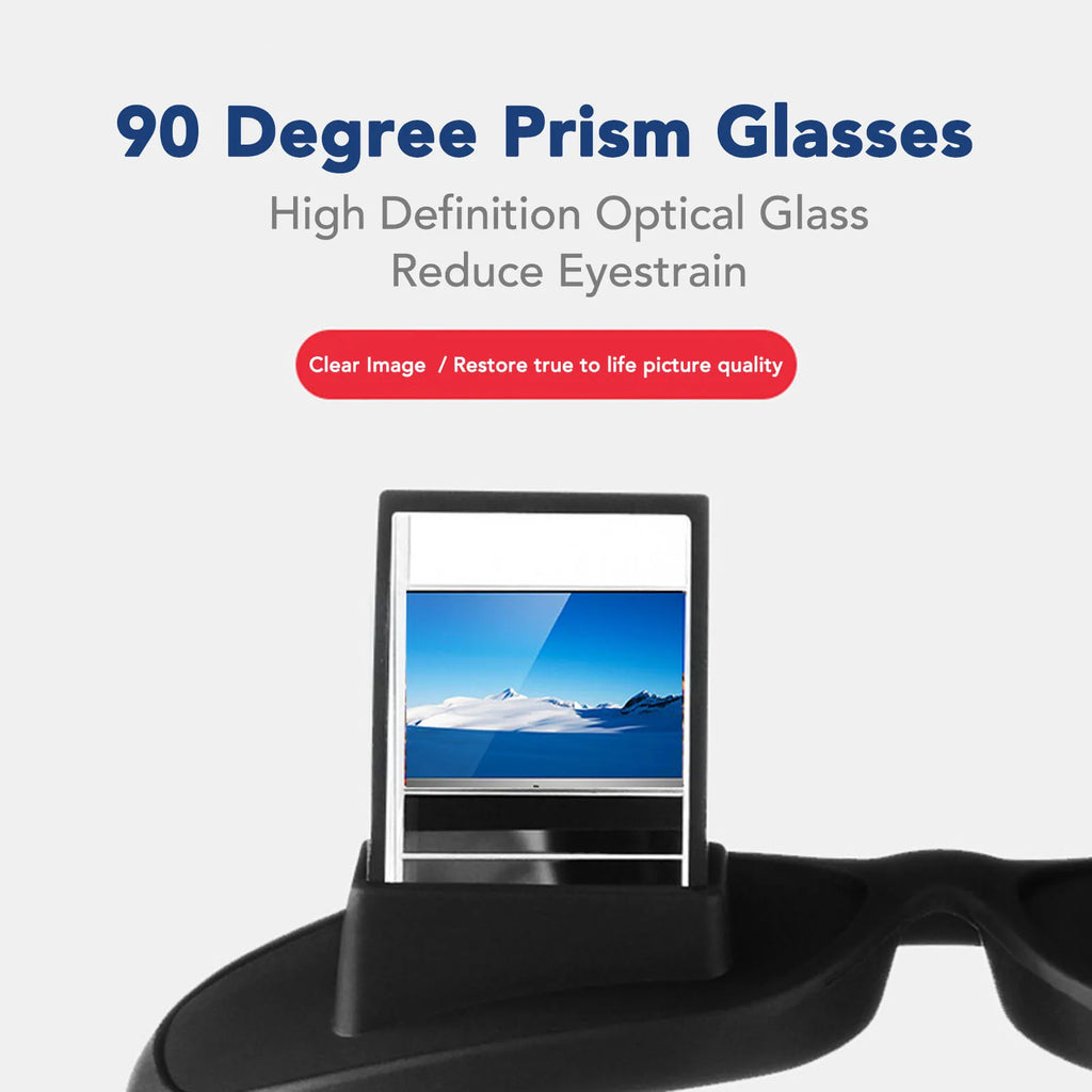 Bed Prism Glasses Neck Black Definition Compact Lazy ABS Optical