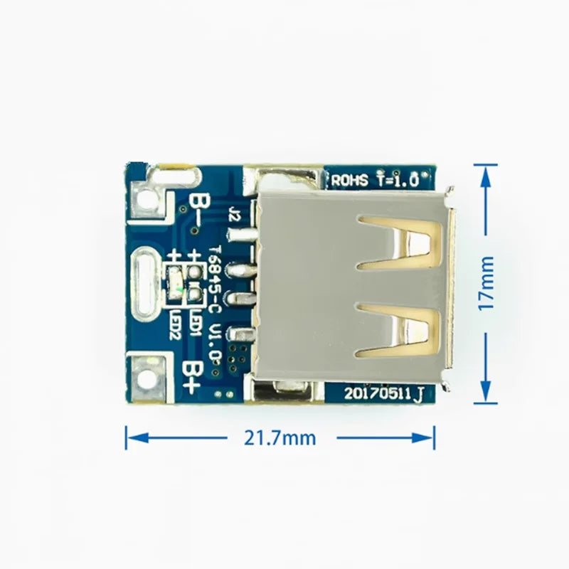 5V booster board lithium battery charging protection board perfume booster board main board 134N3P scheme DIY charger Zpaxo