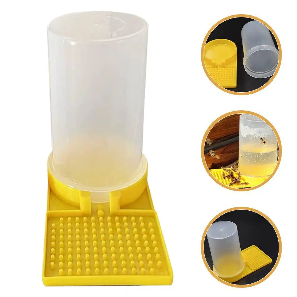 Plastic Bee Feeder – Honey Bee Water & Syrup Drinker Tool Bee Feeder Zpaxo