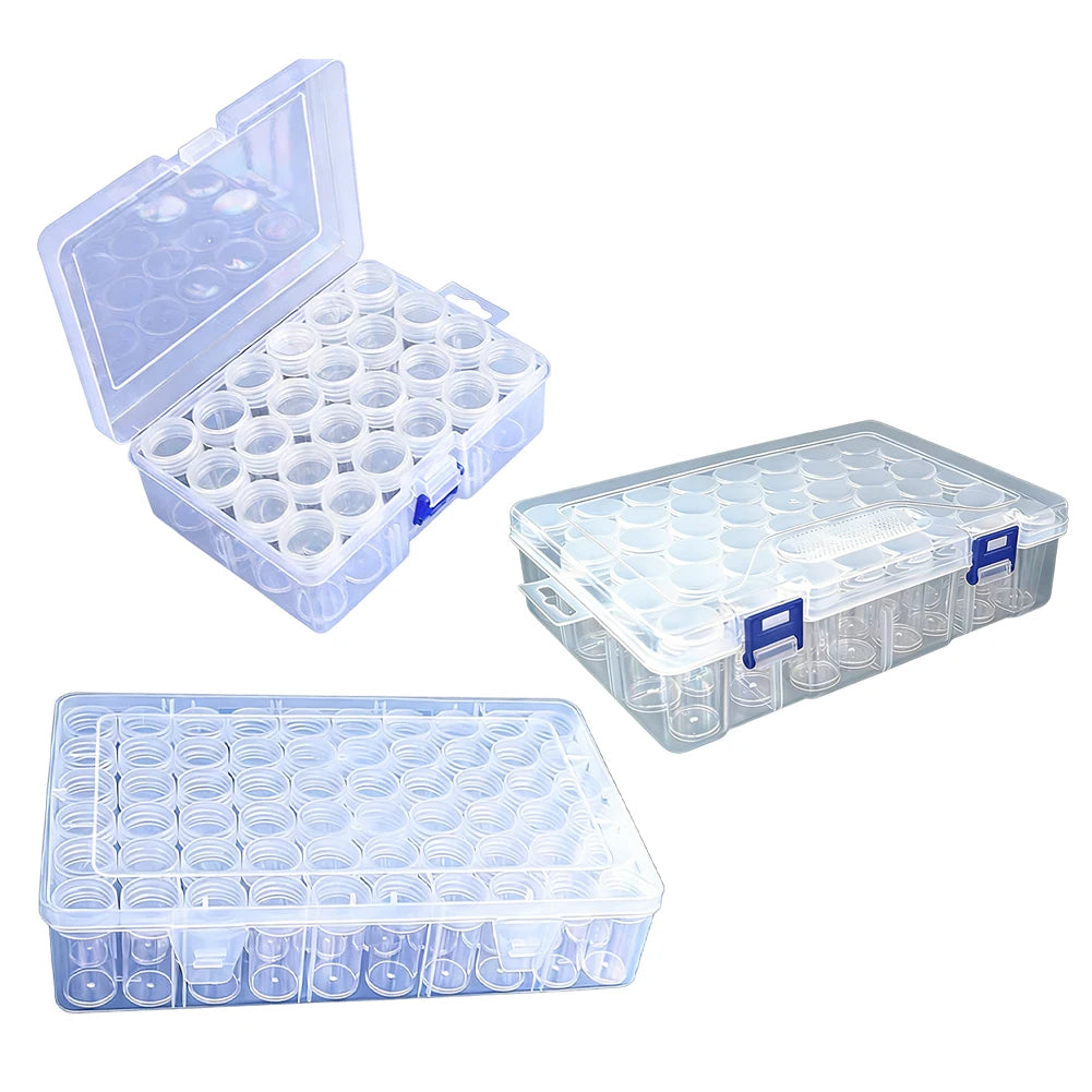 Diamond Art Storage Container Lid Stickers Painting Box DIY Craft