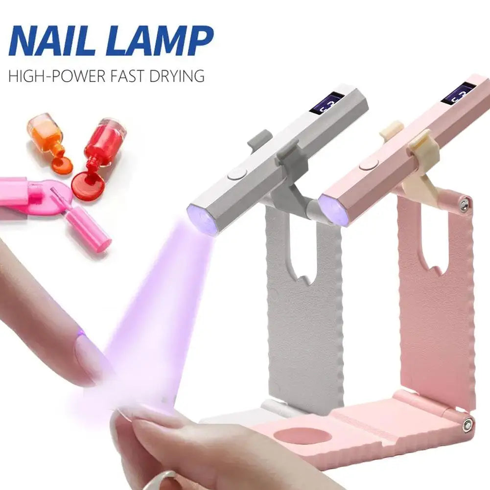 Portable Mini UV LED Nail Lamp – Fast Gel Curing at Home UV LED Nail Lamp Zpaxo