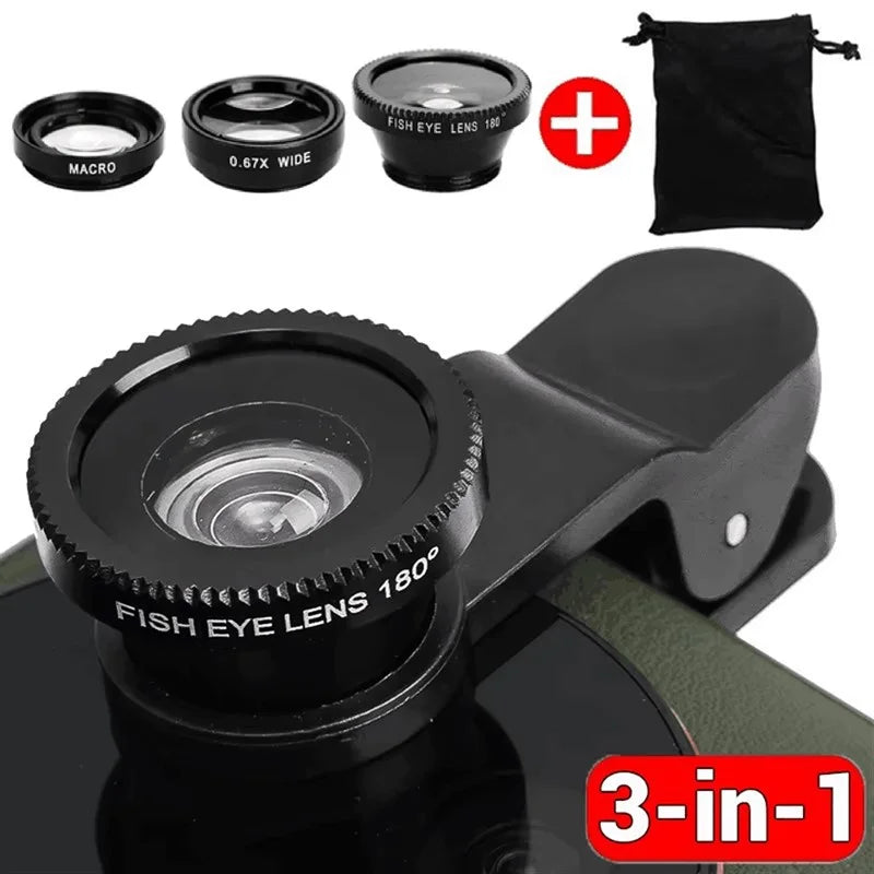 1 Fisheye Lens 0 67X Wide Angle Micro Camera Zoom Fish Eye Smartphone