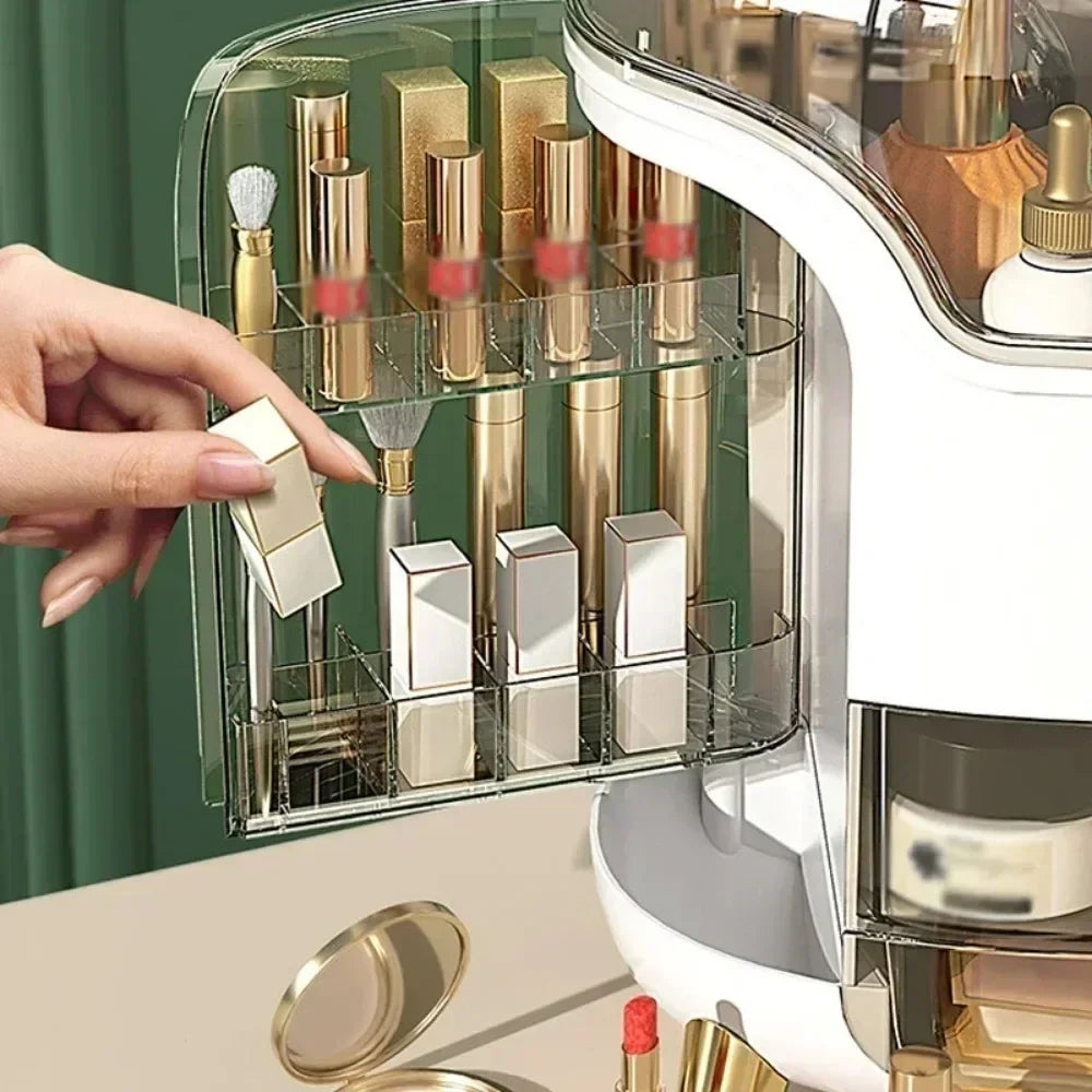 Lipstick Box Makeup Organizer Transparent Jewelry Cosmetic Storage