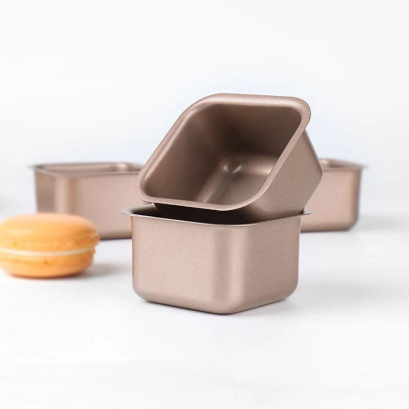 Mini Non-Stick Carbon Steel Square Loaf & Brownie Baking Pan