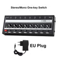 8 Channels Headphone Amplifier Mini Stereo Mono Switch Professional