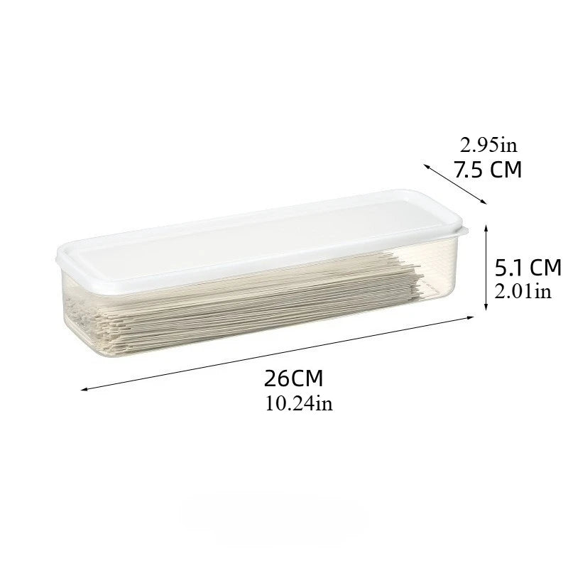 Long Rectangular Food Storage Containers Plastic Reusable