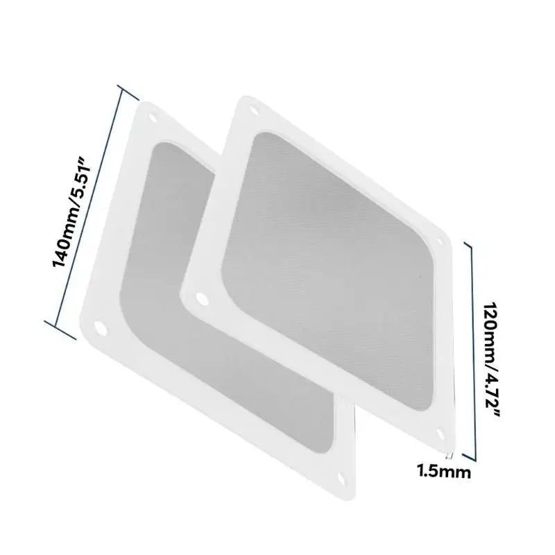 652F 12 Fan Dustproof Cover Dust Filter Easy Clean Cooling Zpaxo