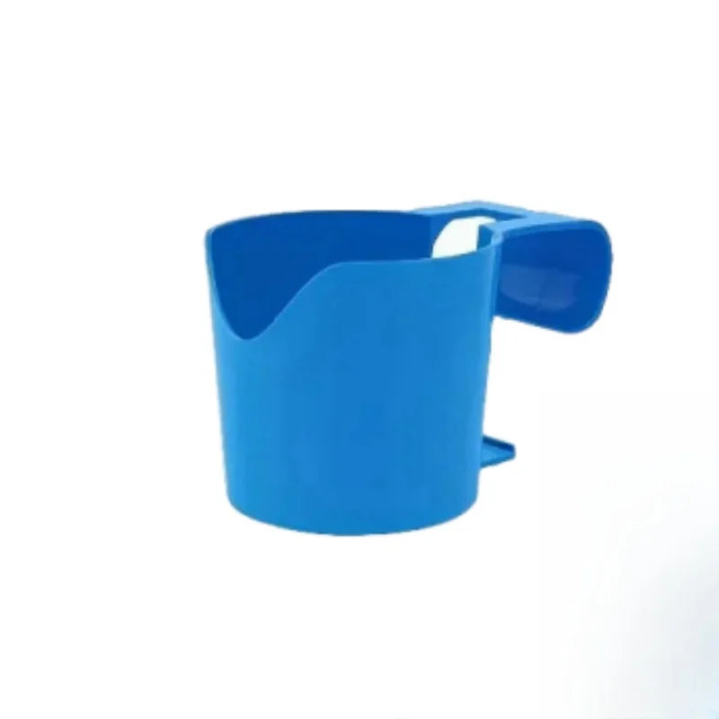 Poolside Cup Holder, Poolside Storage Rack, Poolside Cup Stand, Beverage and Beer Cup Holder by the Pool Zpaxo blue