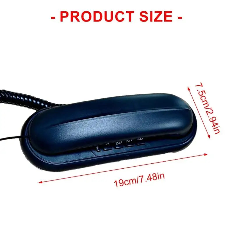 652F Corded Phones Landlines Home Phone Wall Mountable Zpaxo