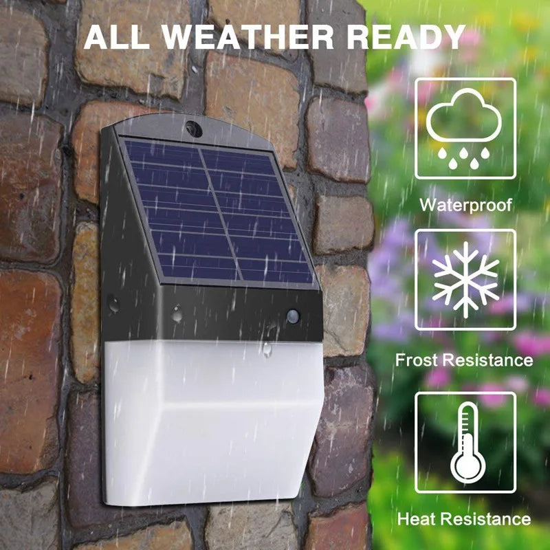 Newest Solar LED Lights Design Radar Sensor Shed Light Outdoor Zpaxo