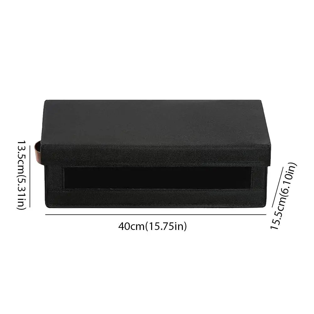 Large Capacity CD DVD Storage Box | Foldable Oxford Fabric Organizer CD DVD Storage Box Zpaxo