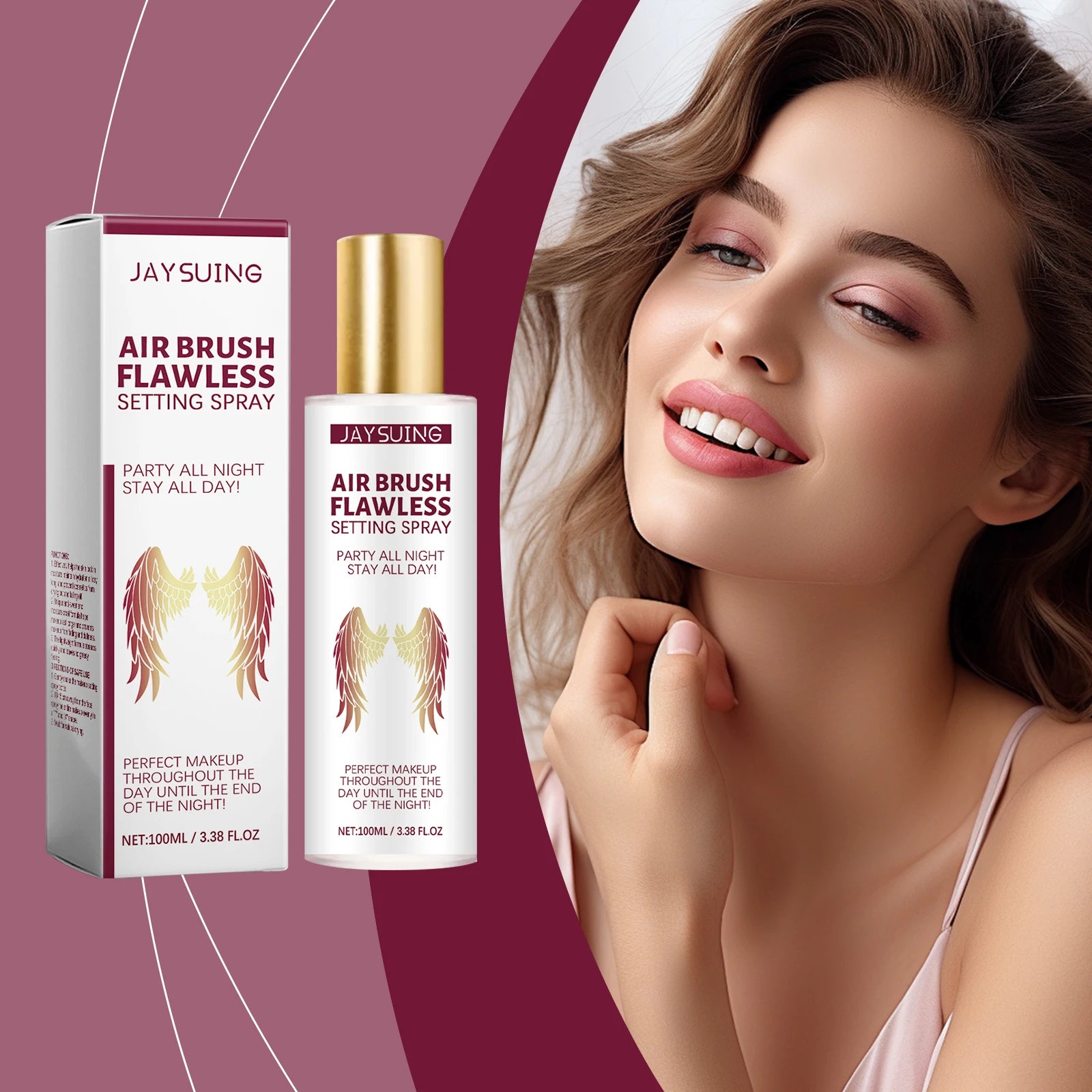 Hyaluronic Acid Makeup Setting Spray – Hydrating & Waterproof Makeup Setting Spray Zpaxo