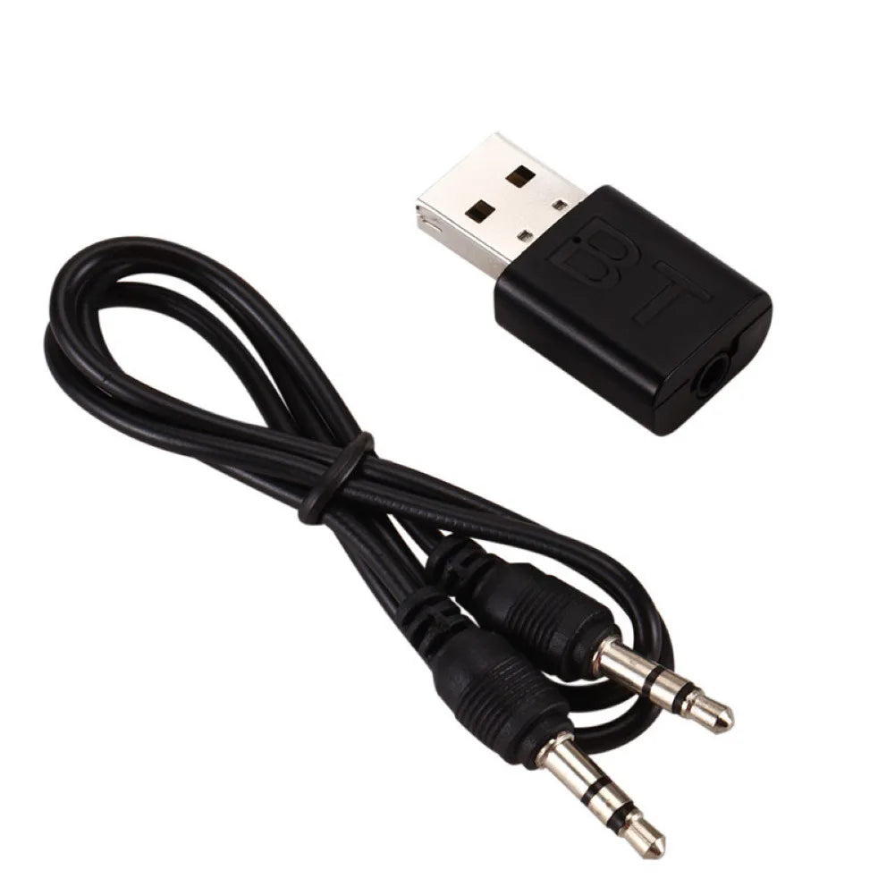 Mini Bluetooth 5.0 Audio Adapter Receiver Wireless Bluetooth Transmitter 3.5mm Jack AUX Car Stereo Music For TV Speaker Laptops Zpaxo