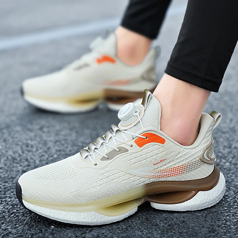 Men's Casual Sneakers Luxury Trainer Shoes Breathable Race Running