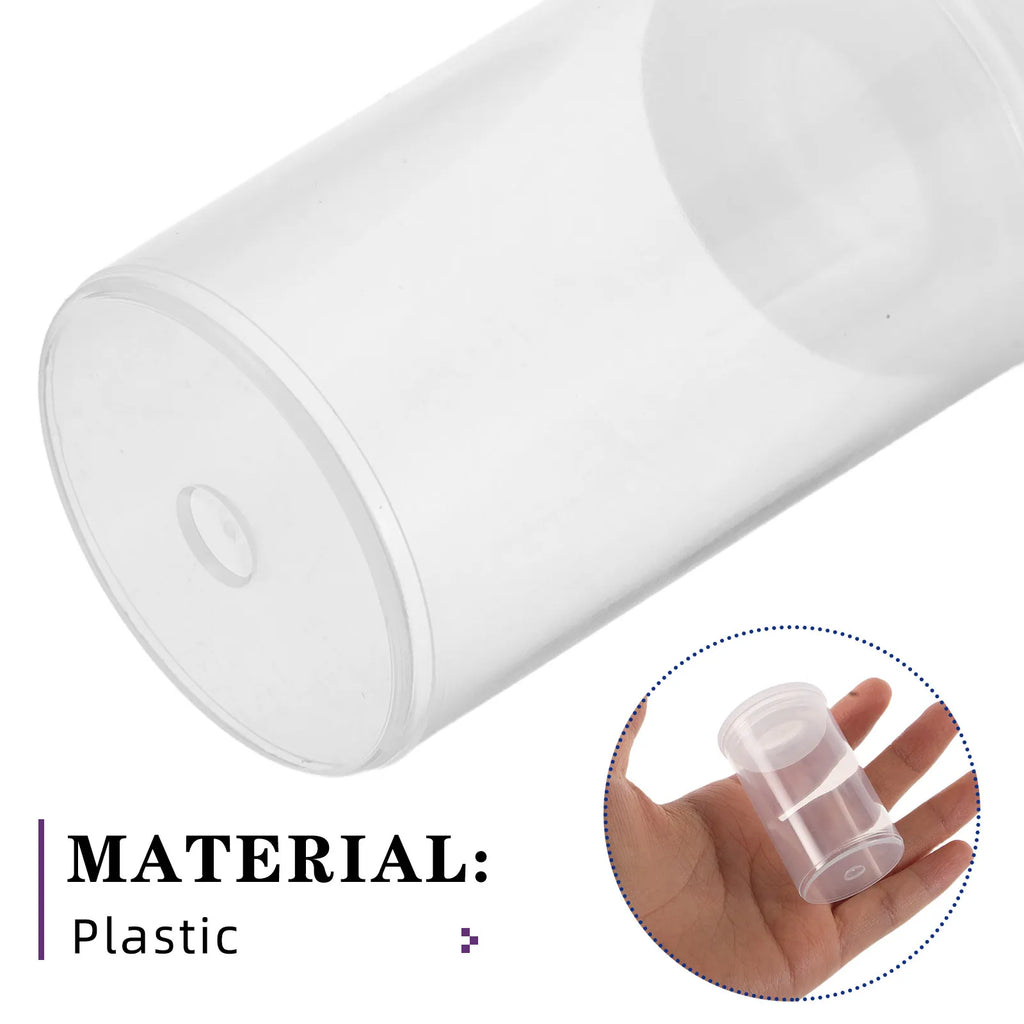 Transparent Storage Containers Plastic Film Canisters Lids Small