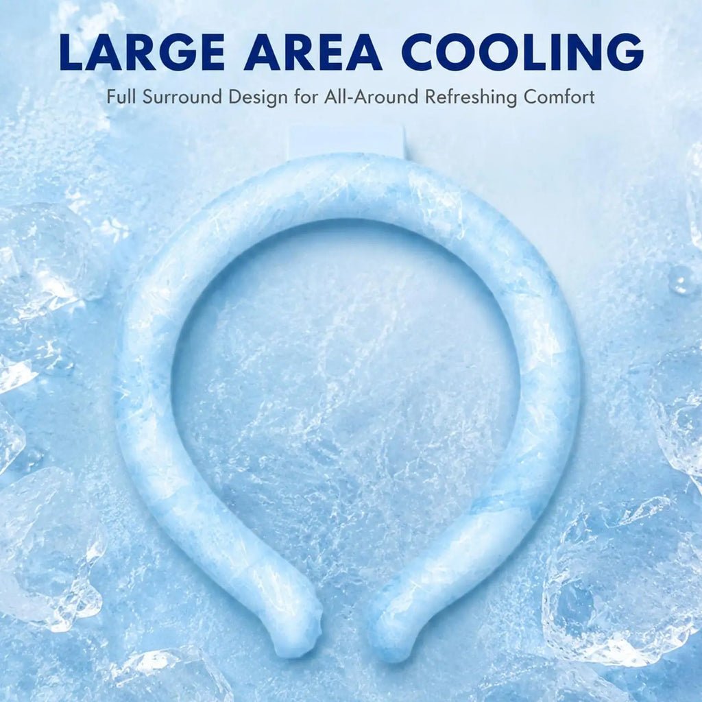 Summer Neck Cooler Tube Wearable Reusable Leakproof Chilly Cooling