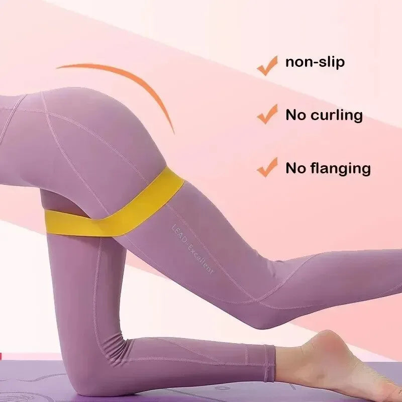 TPE Resistance Loop Bands – Yoga, Pilates & Home Gym Set