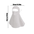UV Protection Full Face & Neck Mask – Breathable Sun Cover UV Sun Face Mask Zpaxo Light Gray