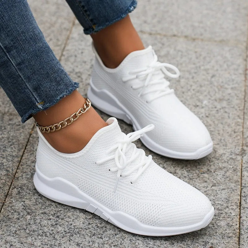 Breathable Mesh Sneakers Women 2026 Outdoor Lightweight Walking Zpaxo