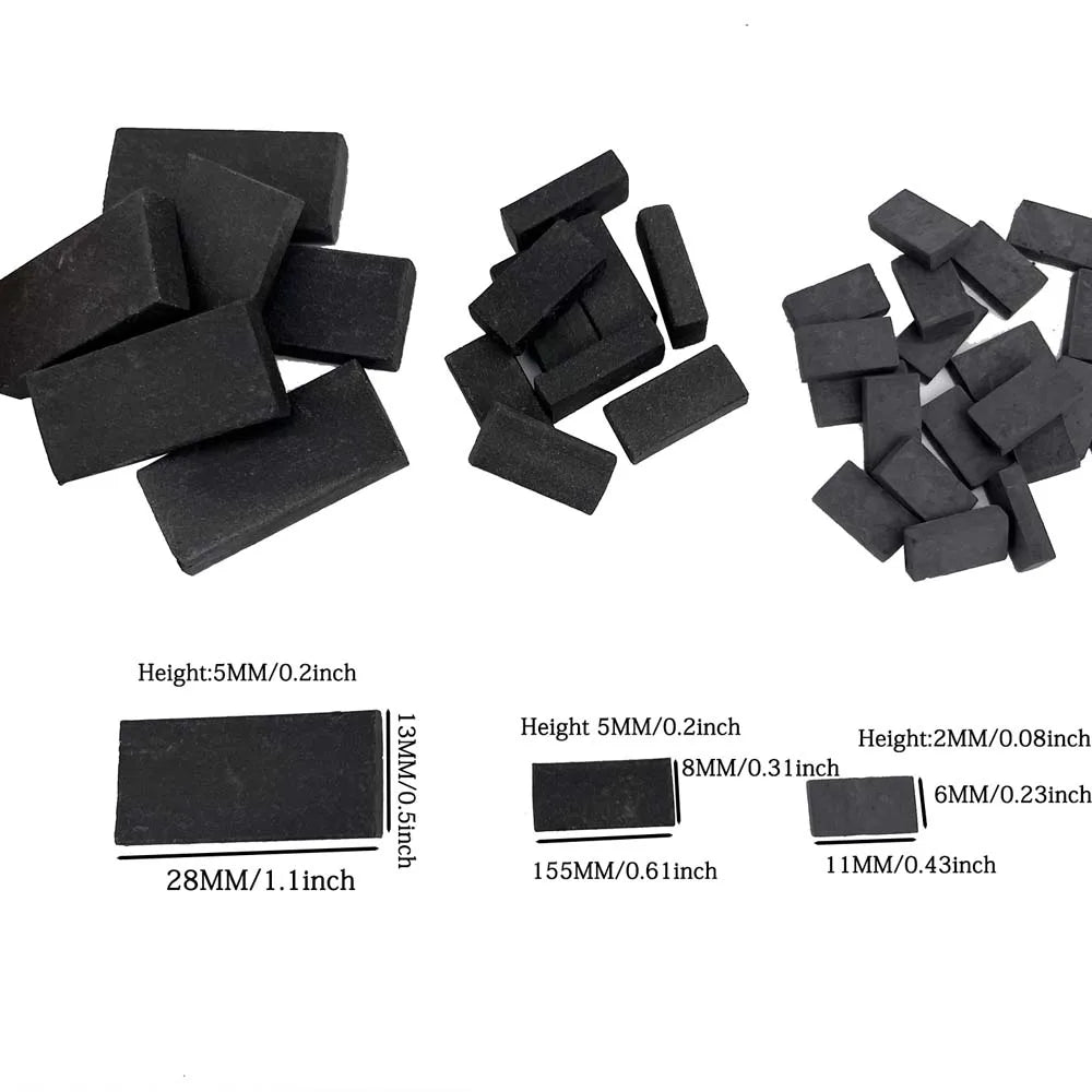 Mini Bricks and Roof Tiles Building Set Miniature Mini Dollhouse Shingles Fake Tile Dollhouse Kitchen Garden Accessories Zpaxo