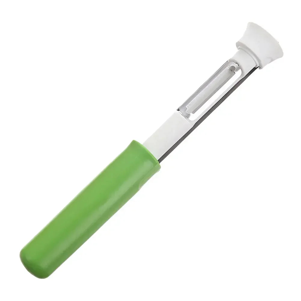 2026 Hot 2 in 1 Apple Peeler Telescopic Stainless Steel Apple Core Remover Fruit Corer Apple Seed Remover Kitchen Gadgets Tool Zpaxo green 1PCS