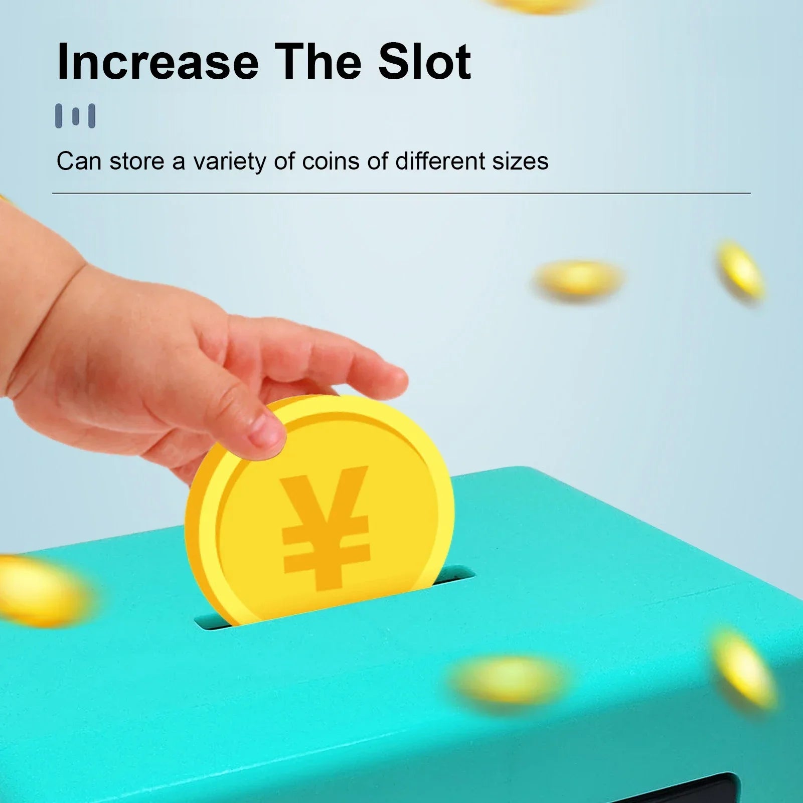 Mini Bank Money Box Retro Atm Rotating Password Cash Coins Saving