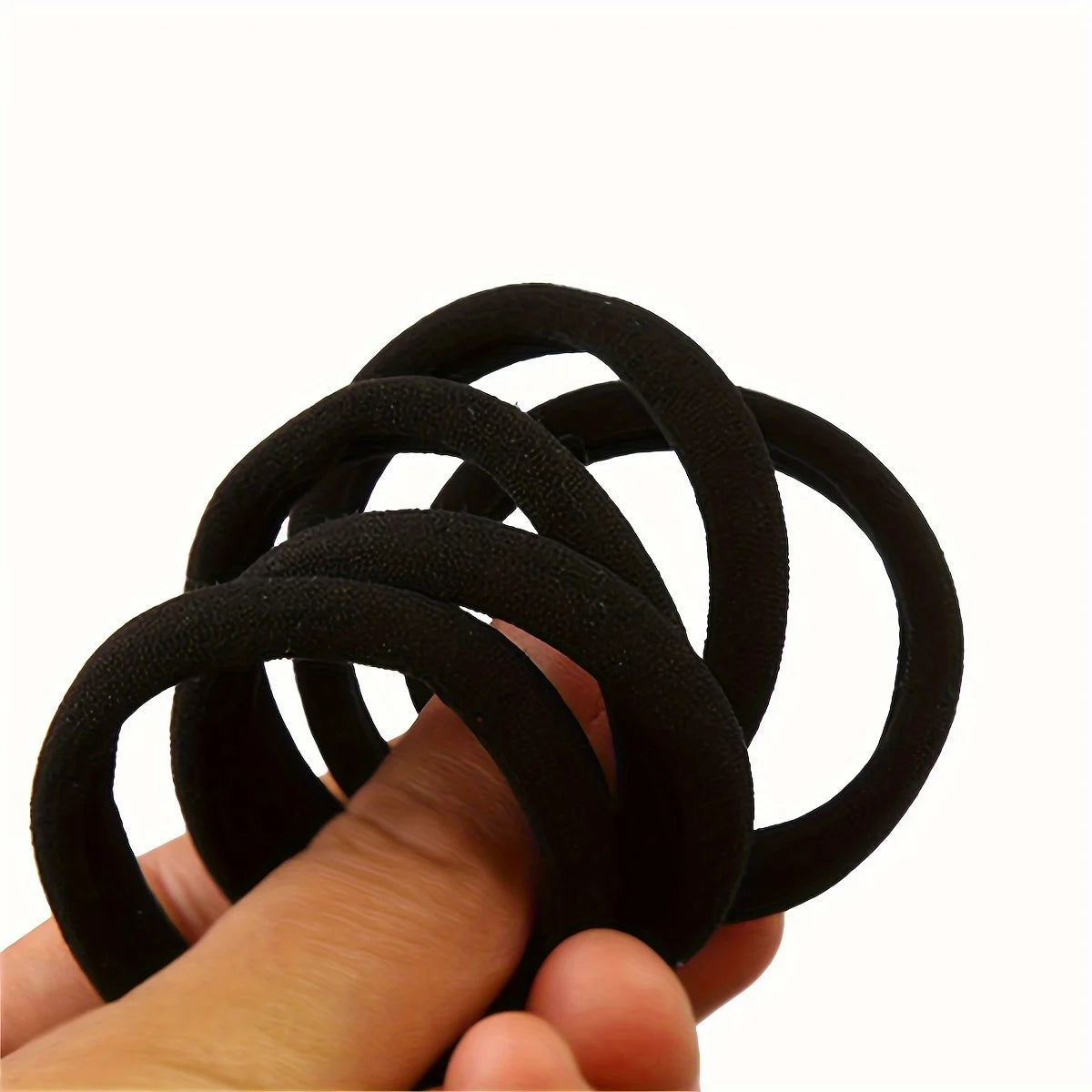Boho Seamless Elastic Hair Ties 50/100pc – Ponytail Holders Elastic Hair Ties Zpaxo