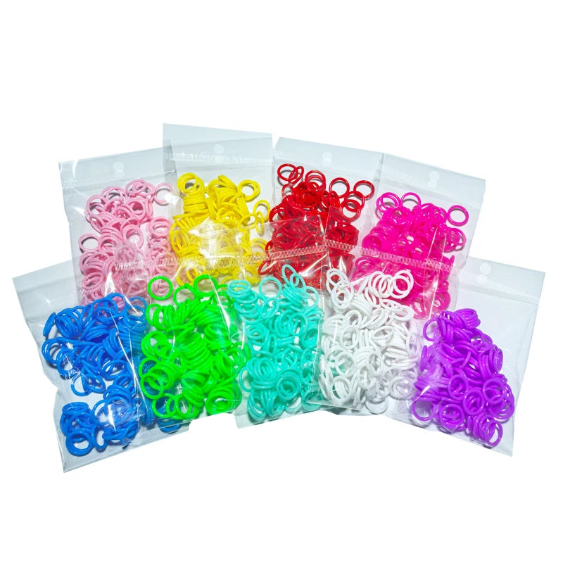 2025 Colorful Rubber Pigeons Marker Rings Better Training Efficiency