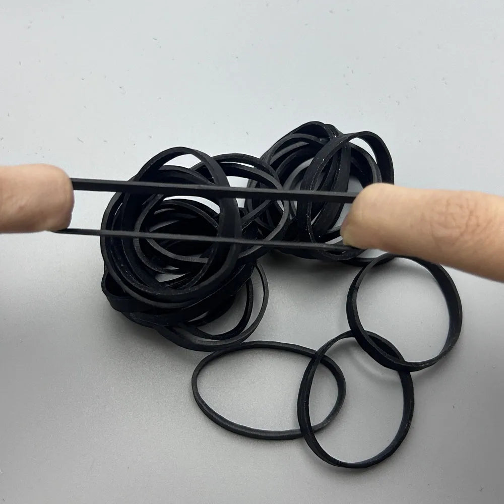 Big Black Rubber Bands Strong Ring Stretchable Sturdy Elastic Band