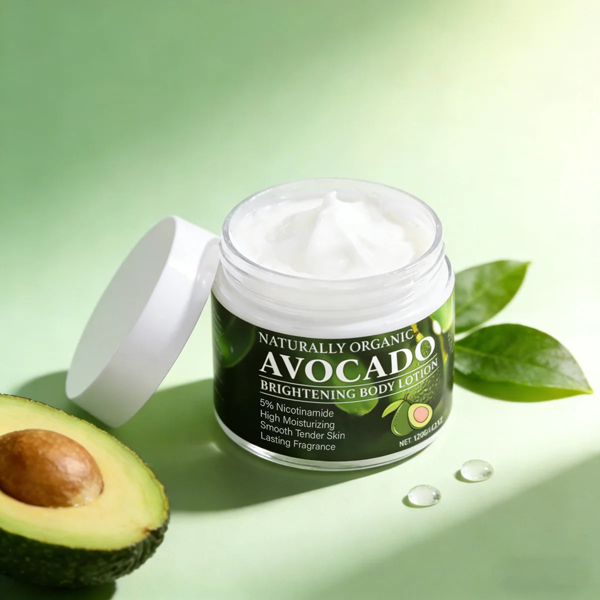 Avocado Vitamin C Face Cream – Moisturizing & Brightening 120g Face Moisturizer Cream Zpaxo 120g