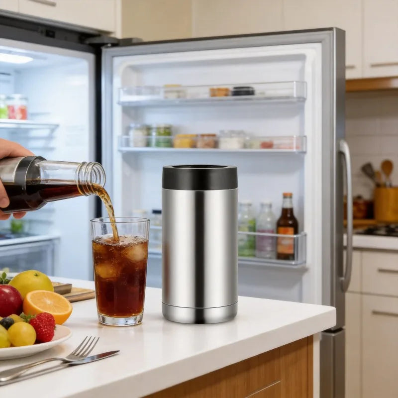 Vacuum Insulated Stainless Steel Can & Bottle Cooler