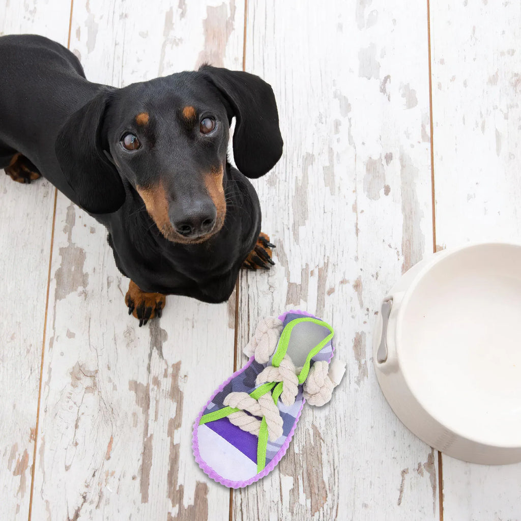 Dog Bite-resistant Interactive Knotted Rope Chew Teeth Cleaning