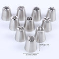 10Pcs Russian Piping Tips Set Christmas Cake Decorating Tools Nozzles Piping Icing Tips for Cake Cupcake Cream Muffins Zpaxo J230901