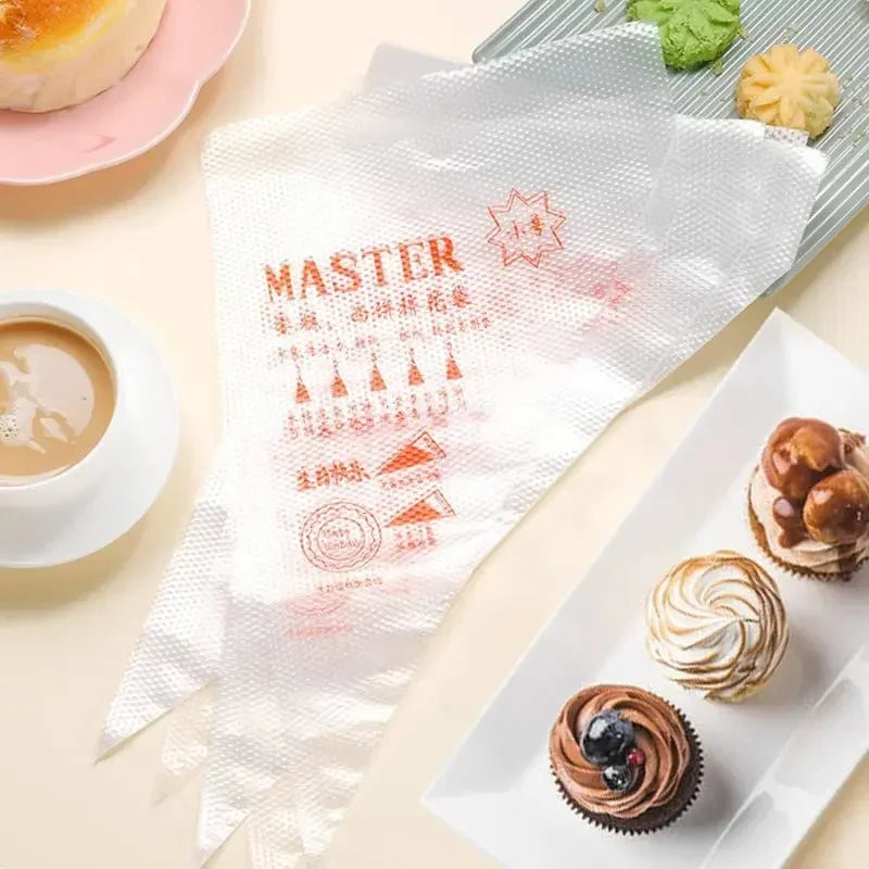 Kitchen Baking Pastry and Pastry Accessories Disposable for Products for Cakes Whipped Cream Piping Bag Baking Supplies Design Zpaxo