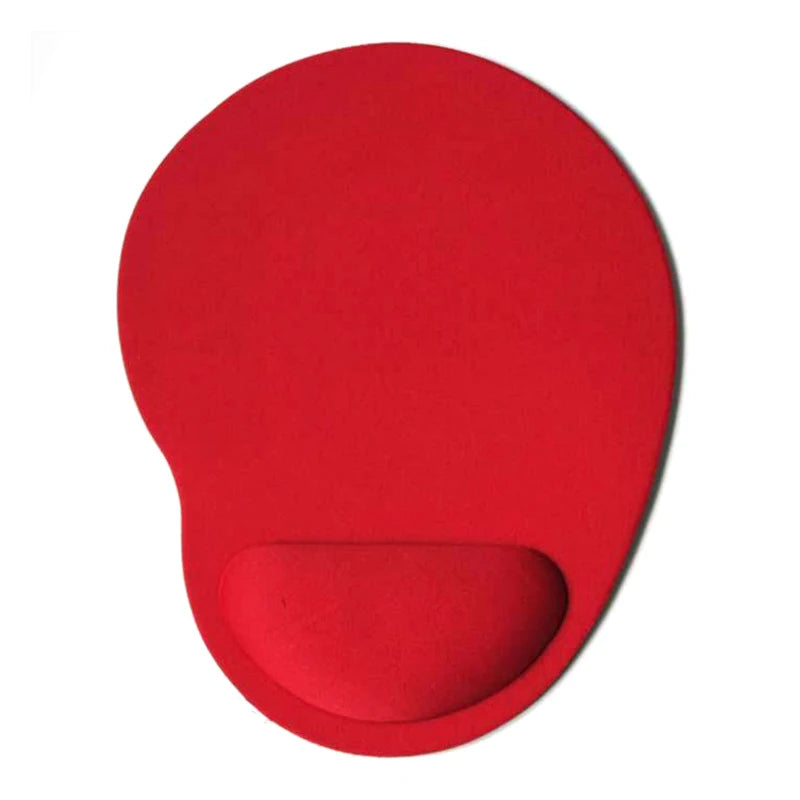 Solid Color Mice Mat Comfortable Mouse Pad Mouse Pad EVA Wristband Gaming Mousepad Gamer Mouse Pad With Wrist Rest For Laptops Zpaxo Red