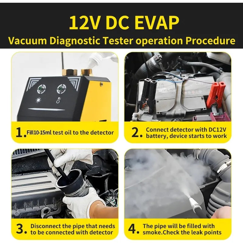 EVAP Smoke Machine 12V – Built-in Pump, Cars & Trucks