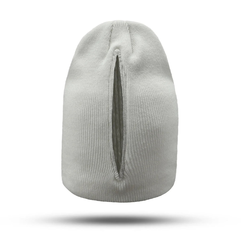 Women's Magnetic Ponytail Beanie – Knit Winter Sports Cap