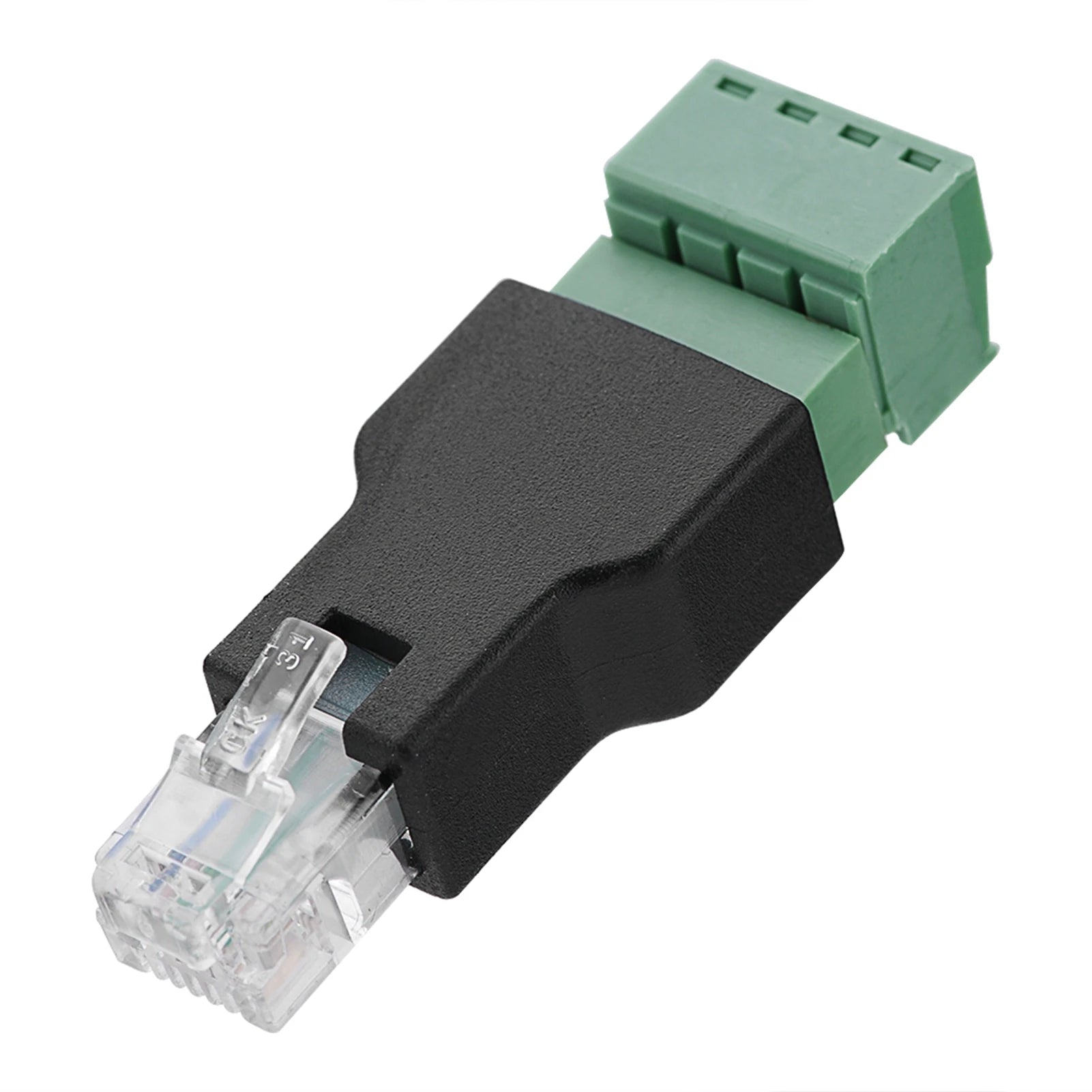 Ethernet Connector RJ11 6P4C Male 4 Pin Screw Terminal