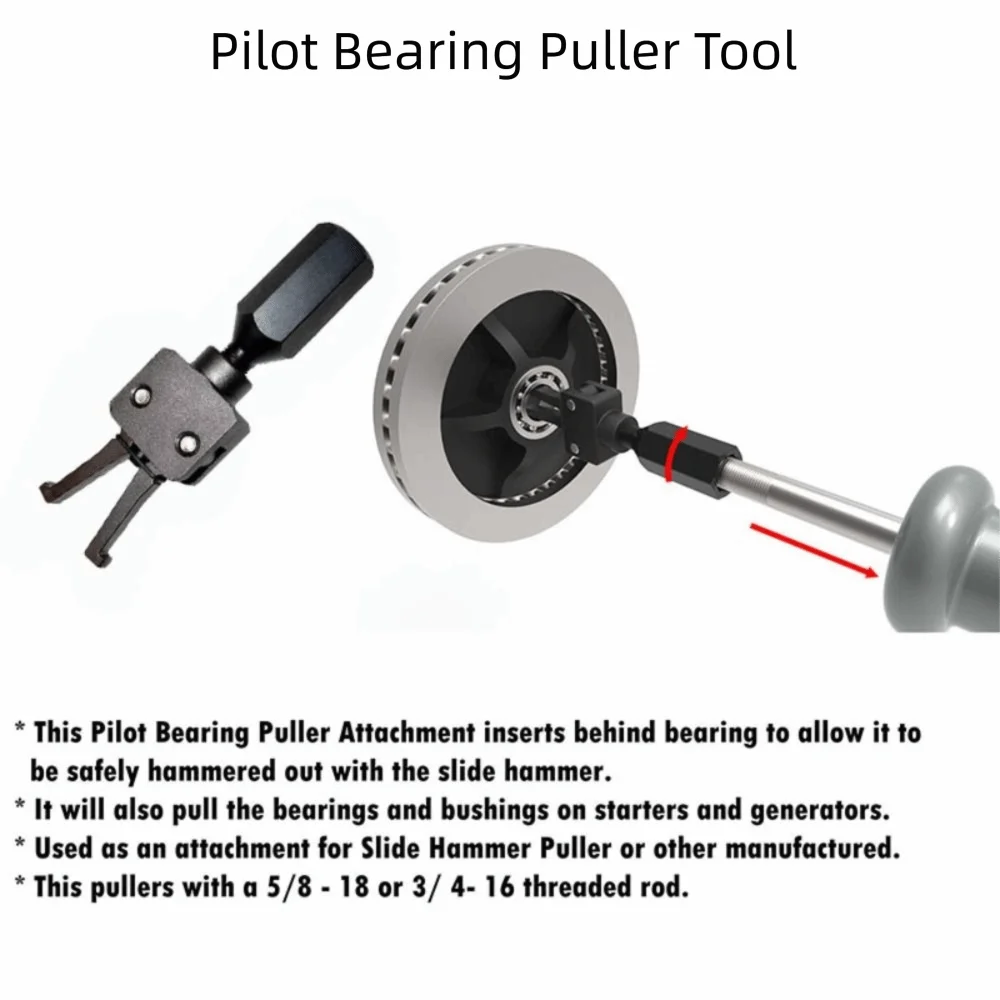 Durable Construction Pilot Bearing Puller Extension Attachment Zpaxo