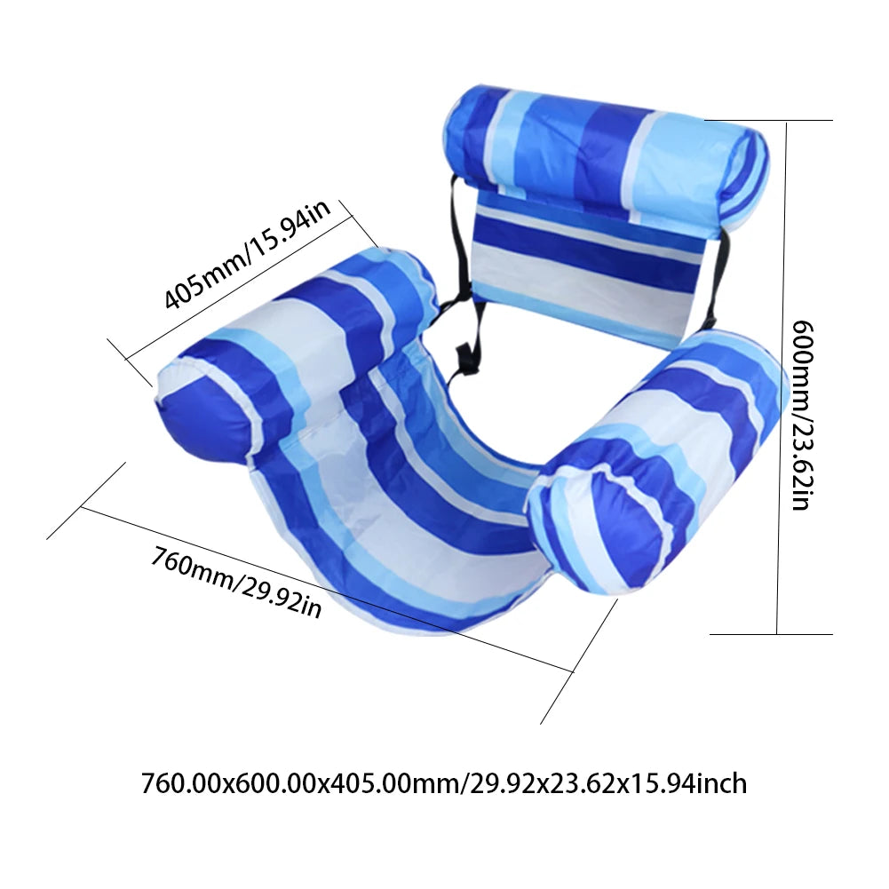 Summer Pool Water Hammock Air Mattresses Bed Beach Sports Lounger