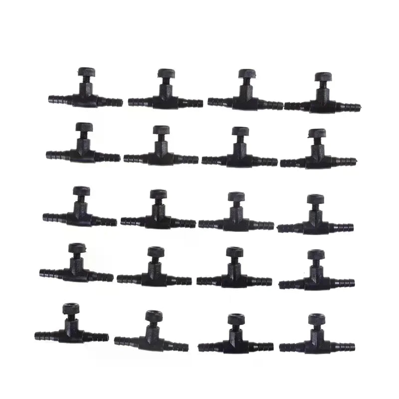 4mm Aquarium Fish Tank Adjust Air Line Tubing Volume Flow Control Valves Best Quality 20Pcs Zpaxo