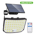Solar Light Outdoor 328 348 LED Integrated Bright Motion Sensor Zpaxo 256LED 1PCS