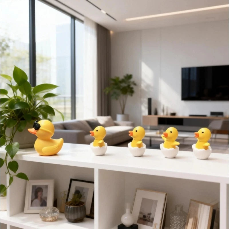 Cute Rubber Duck Car Decor Design Dashboard Ornament Interior