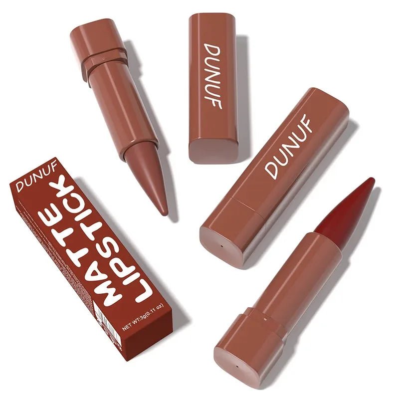 Gradient Lip Liner Pen with Matte Velvet Finish Smooth Application Lipstick for Defined and Elegant Lips Zpaxo