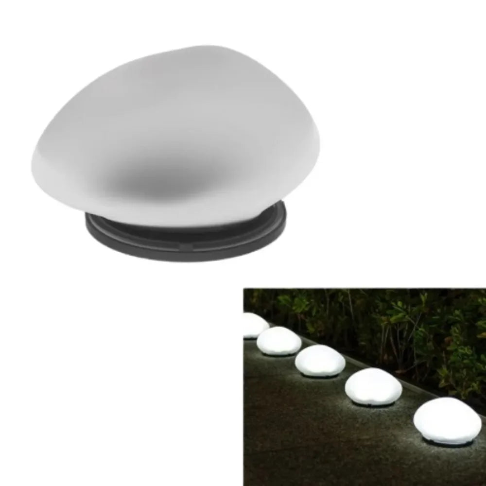 Solar Pebble Garden Light – IP65 Waterproof LED Lawn Lamp