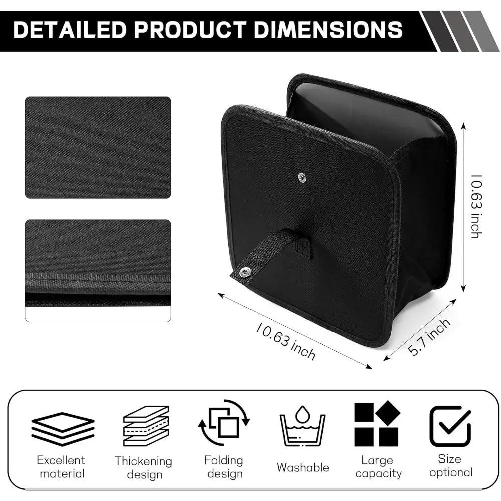 Foldable Hanging Car Trash Can – Waterproof Oxford Cloth, 7L
