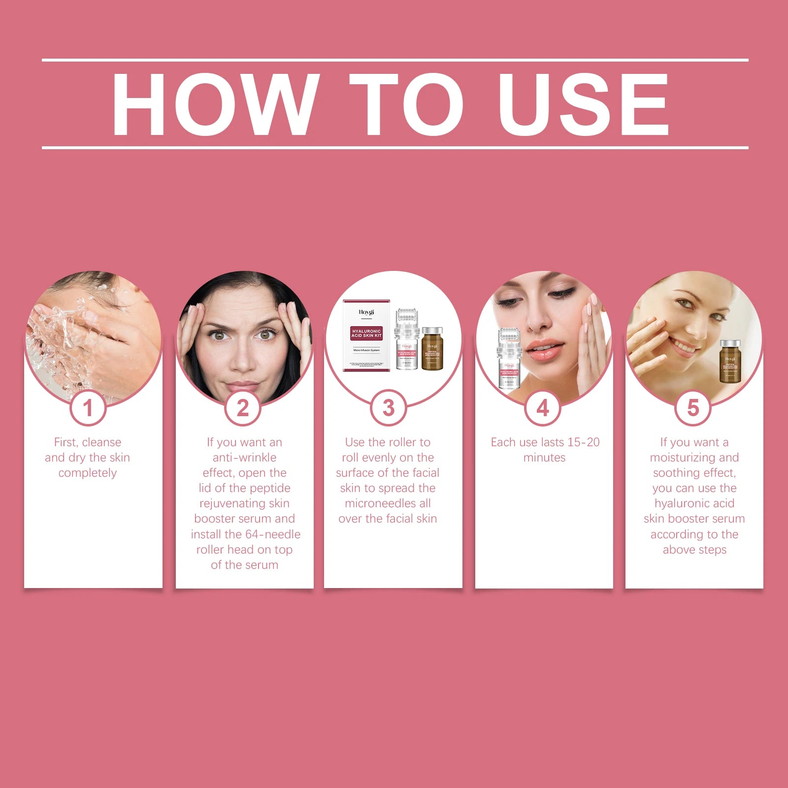 0.25mm Microneedle Roller Facial Serum Vitamin E Deep Hydration Lock Moisturizer Gentle Nourishing Soothing Redness Skincare Zpaxo